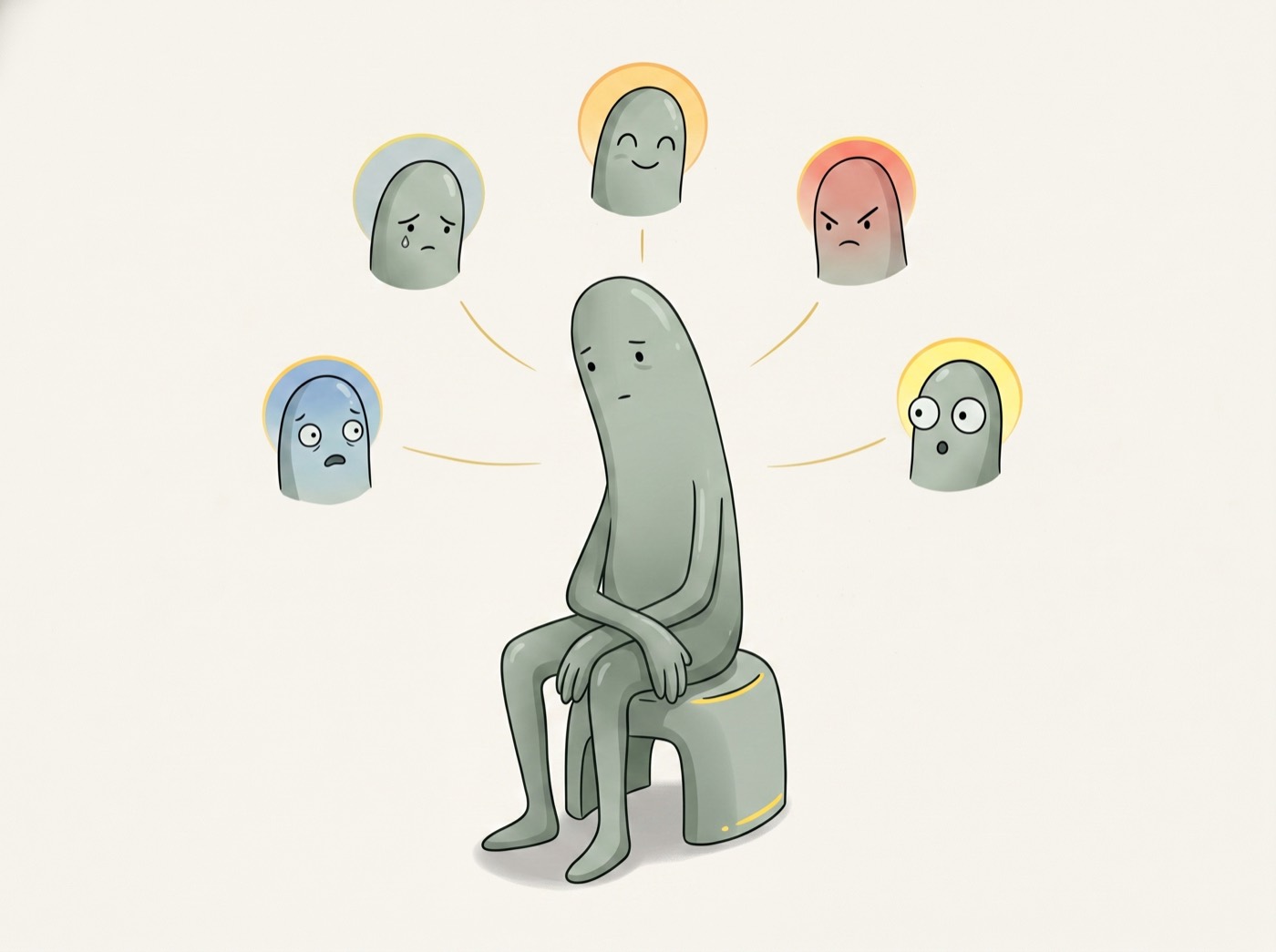Ilustración sobre emociones