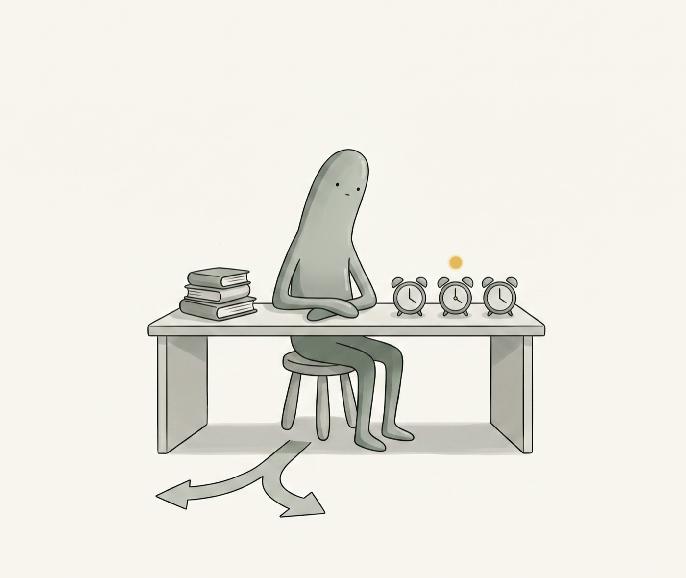 Ilustración sobre hábitos y mente
